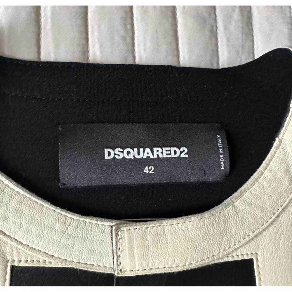 Dsquared2 Leather biker jacket - image 5