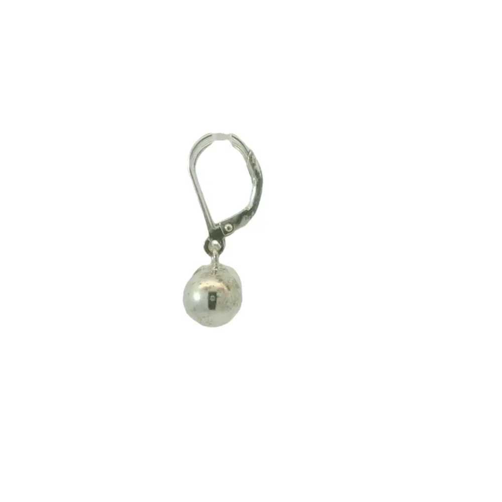 Sterling Silver Ball Dangle Earrings - image 4