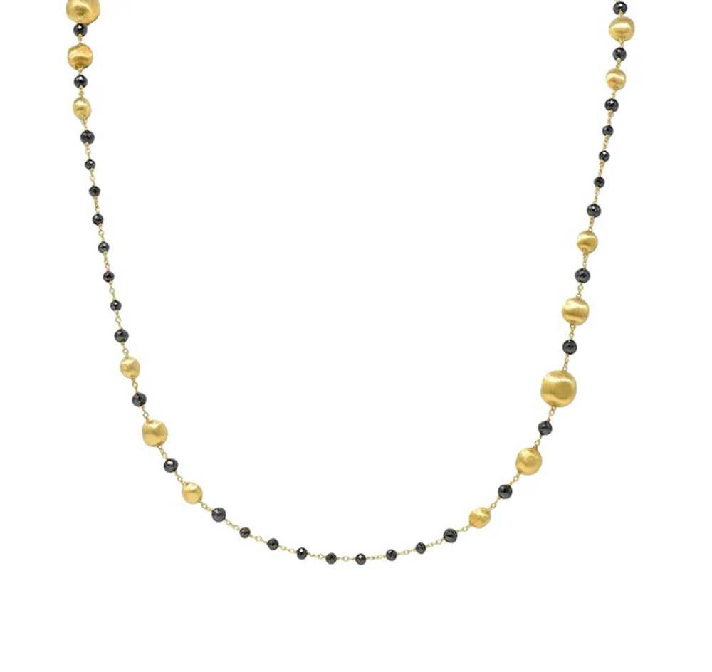 Marco Bicego Contemporary Faceted Black Diamond 1… - image 10