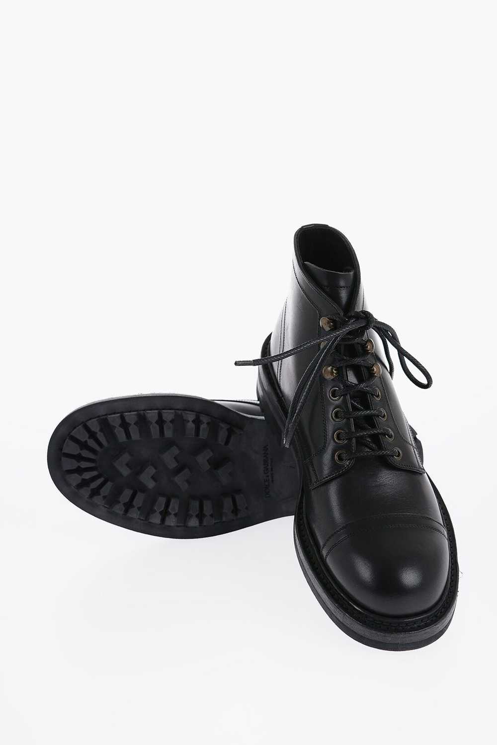 Dolce & Gabbana og1mm0824 Ankle Leather Combat Bo… - image 2