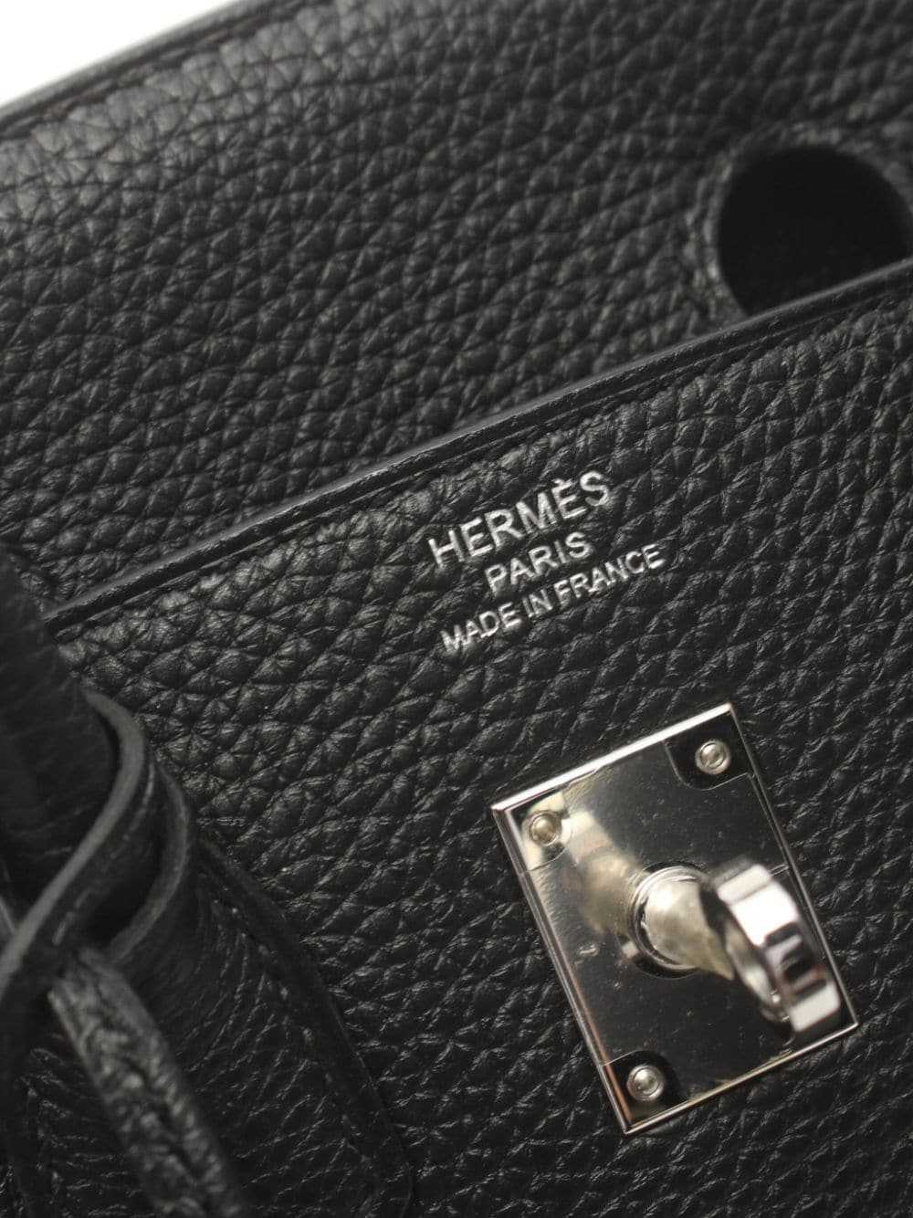 Hermès Pre-Owned 2017 Birkin 25 handbag - Black - image 4