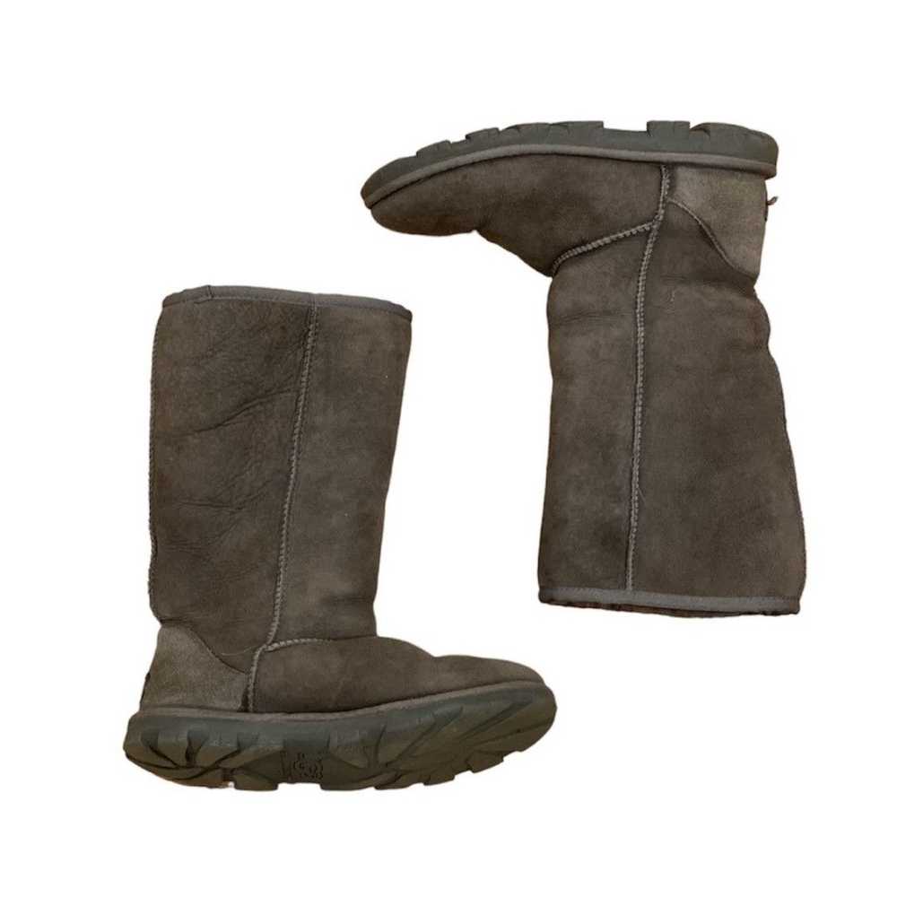 Ugg UGG Tall Classic Boots Grey Gray Fur Lined Th… - image 3