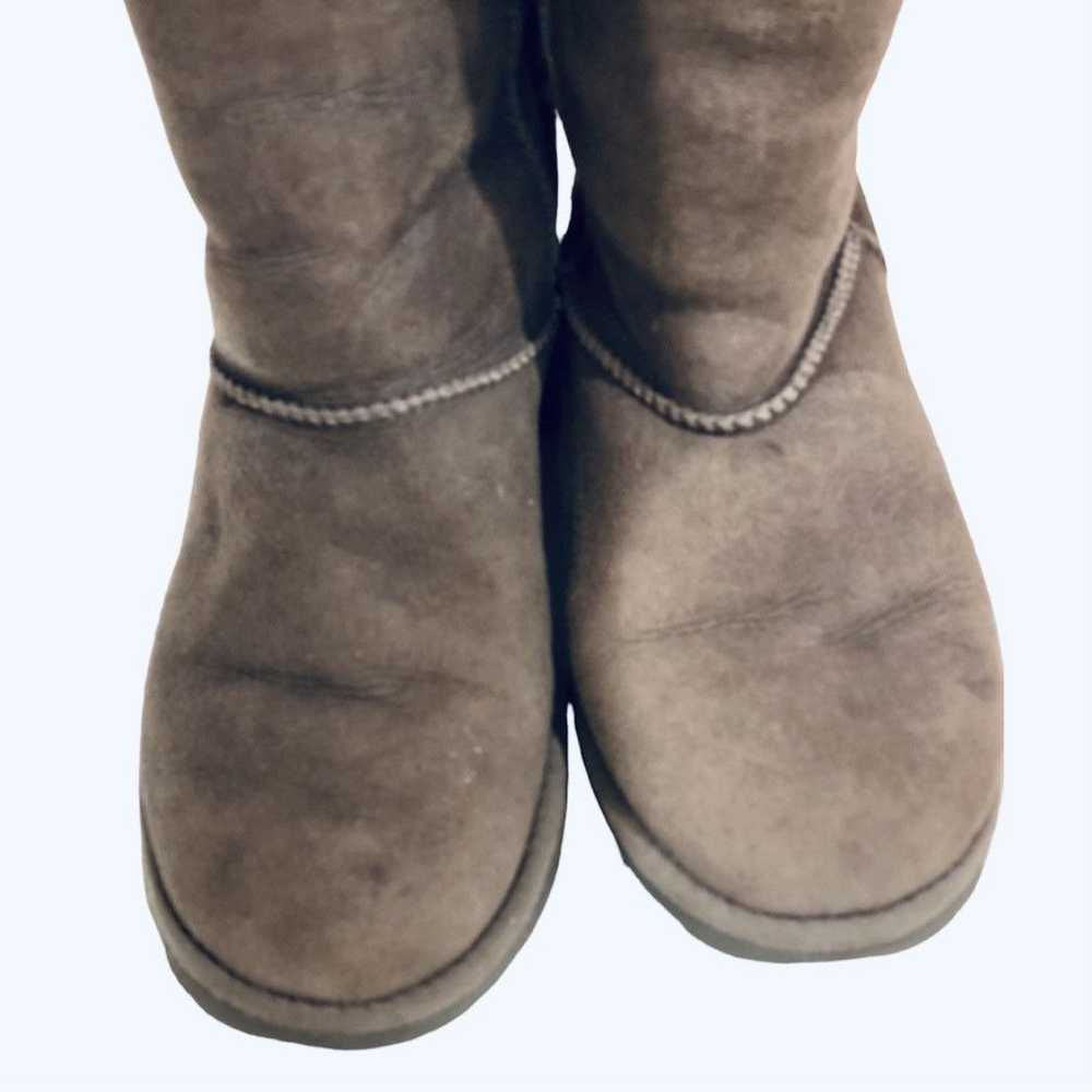 Ugg UGG Tall Classic Boots Grey Gray Fur Lined Th… - image 7