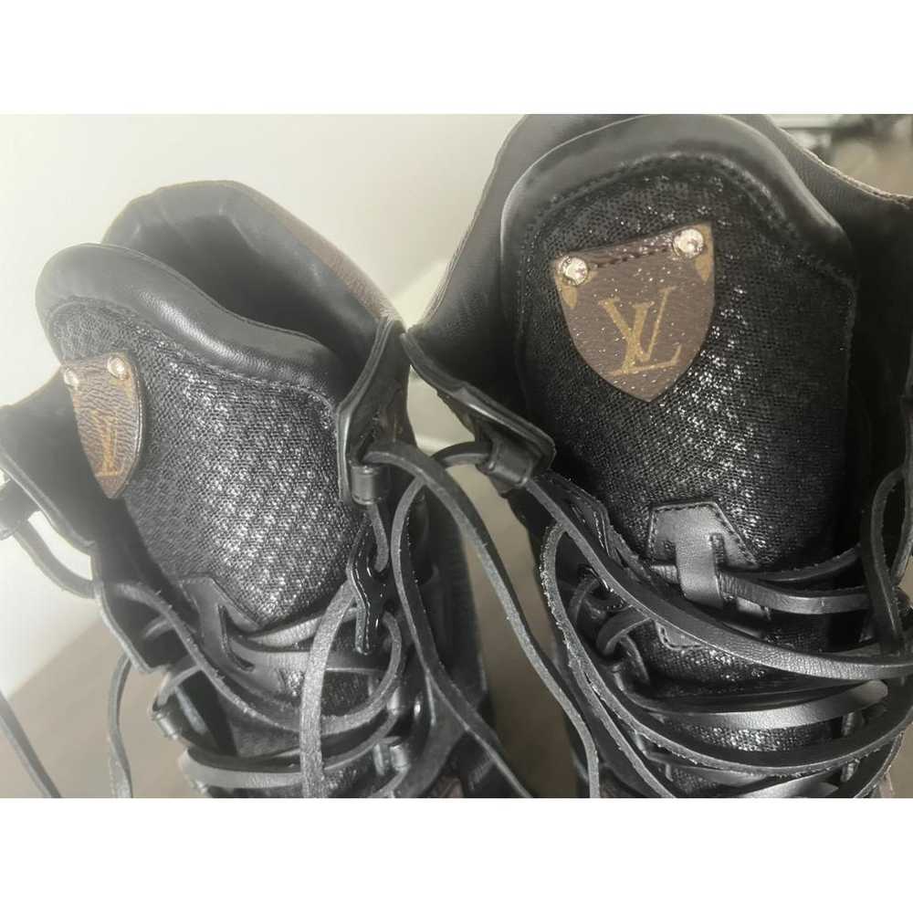 Louis Vuitton Lauréate leather biker boots - image 3