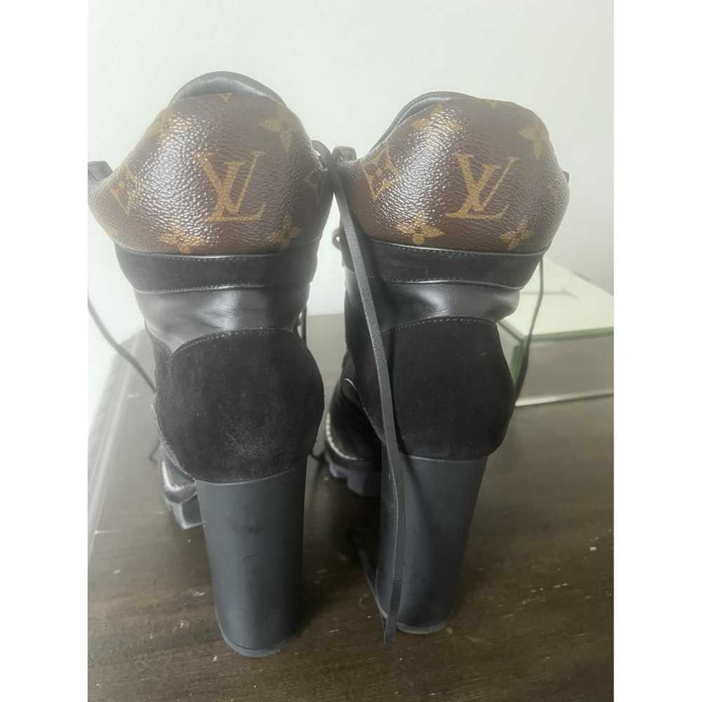 Louis Vuitton Lauréate leather biker boots - image 7