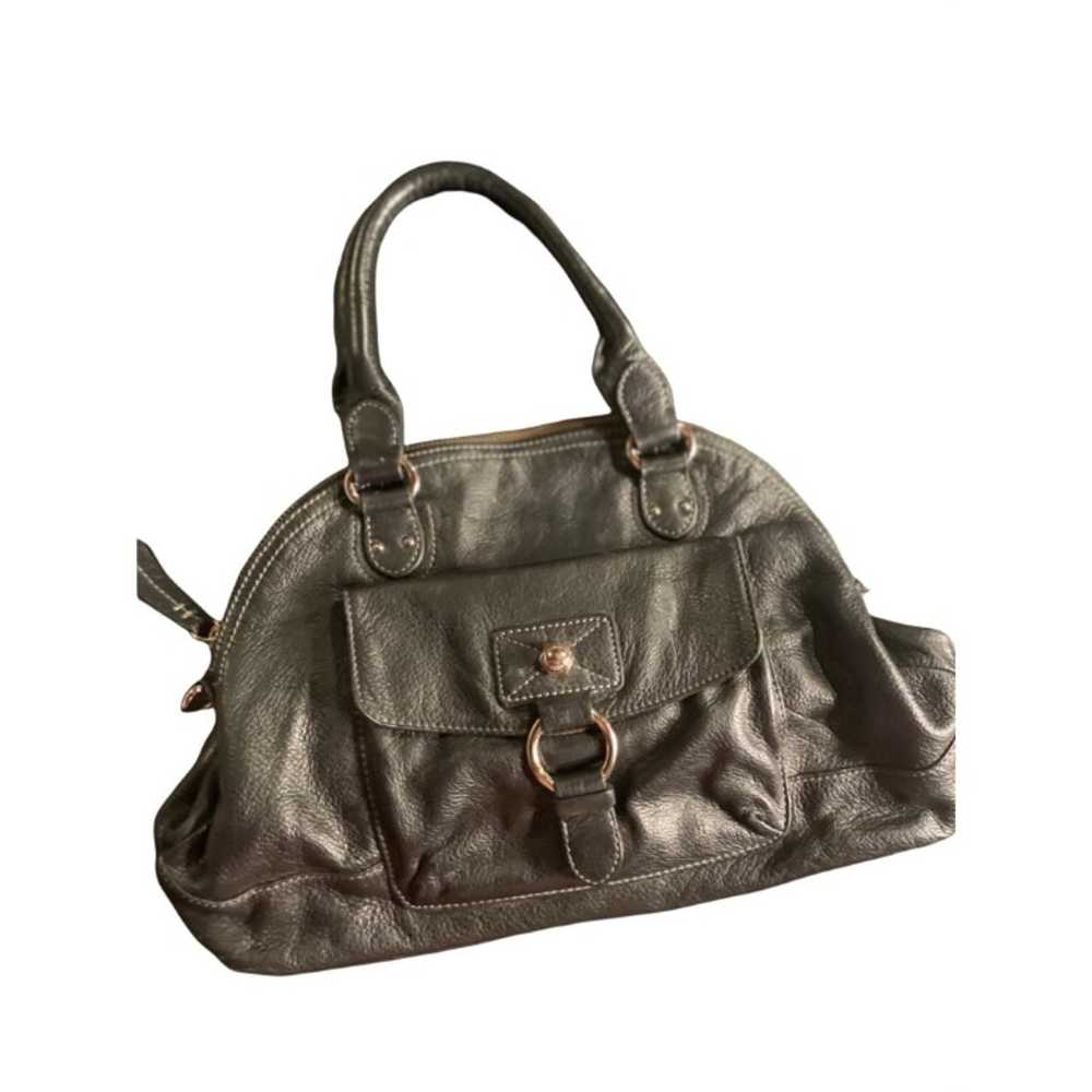 LC Leather satchel w/crossbody strap - image 6