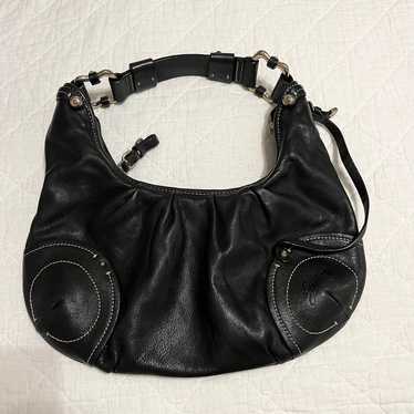 Vintage Juicy Couture Leather Y2K Shoulder Bag - image 1