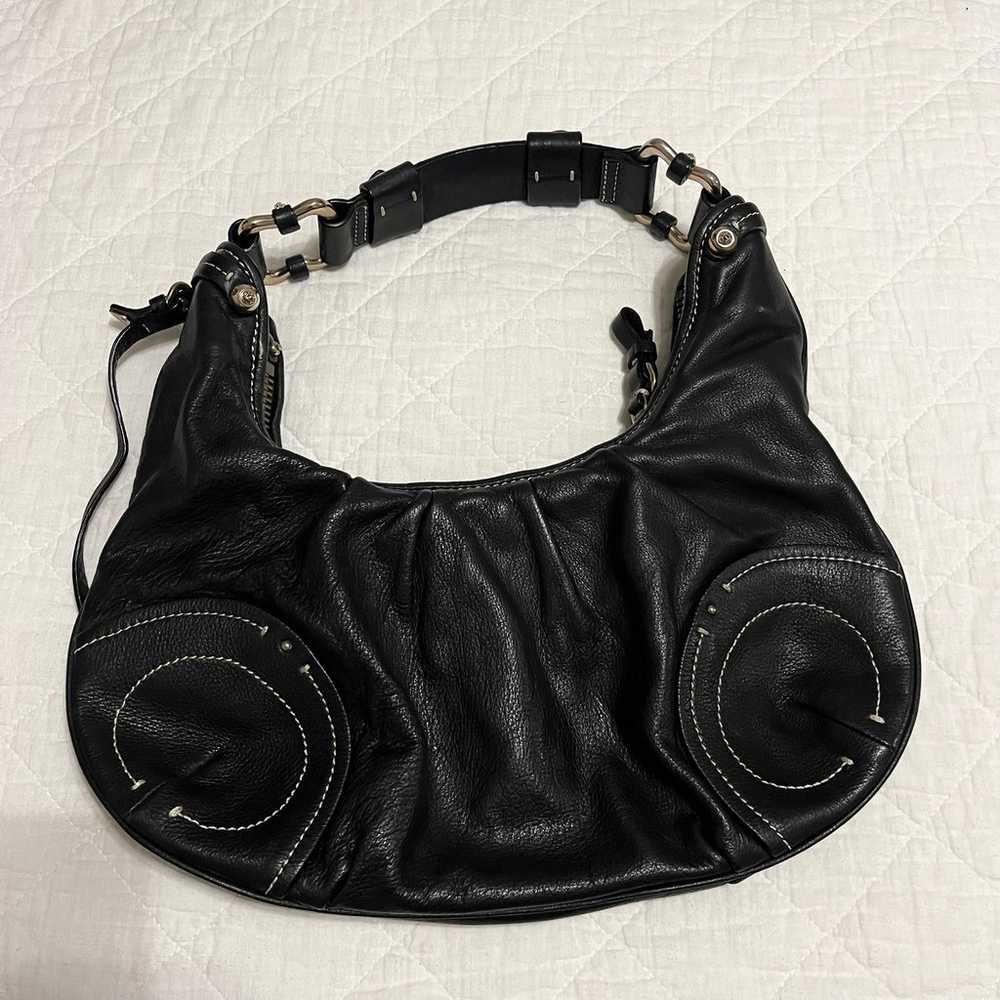 Vintage Juicy Couture Leather Y2K Shoulder Bag - image 2