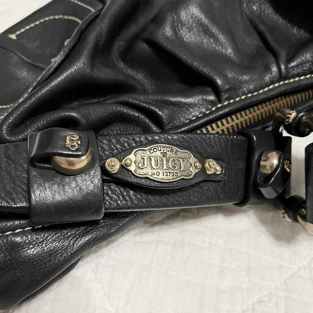 Vintage Juicy Couture Leather Y2K Shoulder Bag - image 6