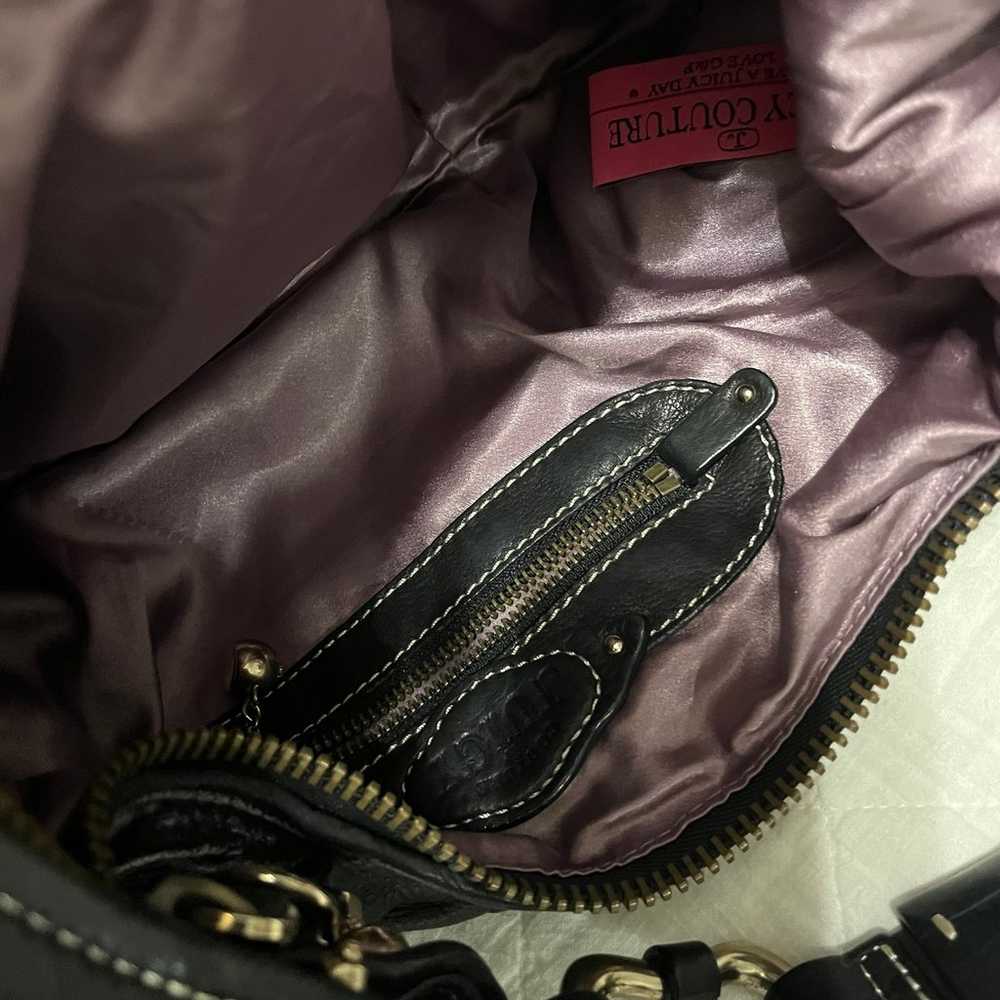 Vintage Juicy Couture Leather Y2K Shoulder Bag - image 9