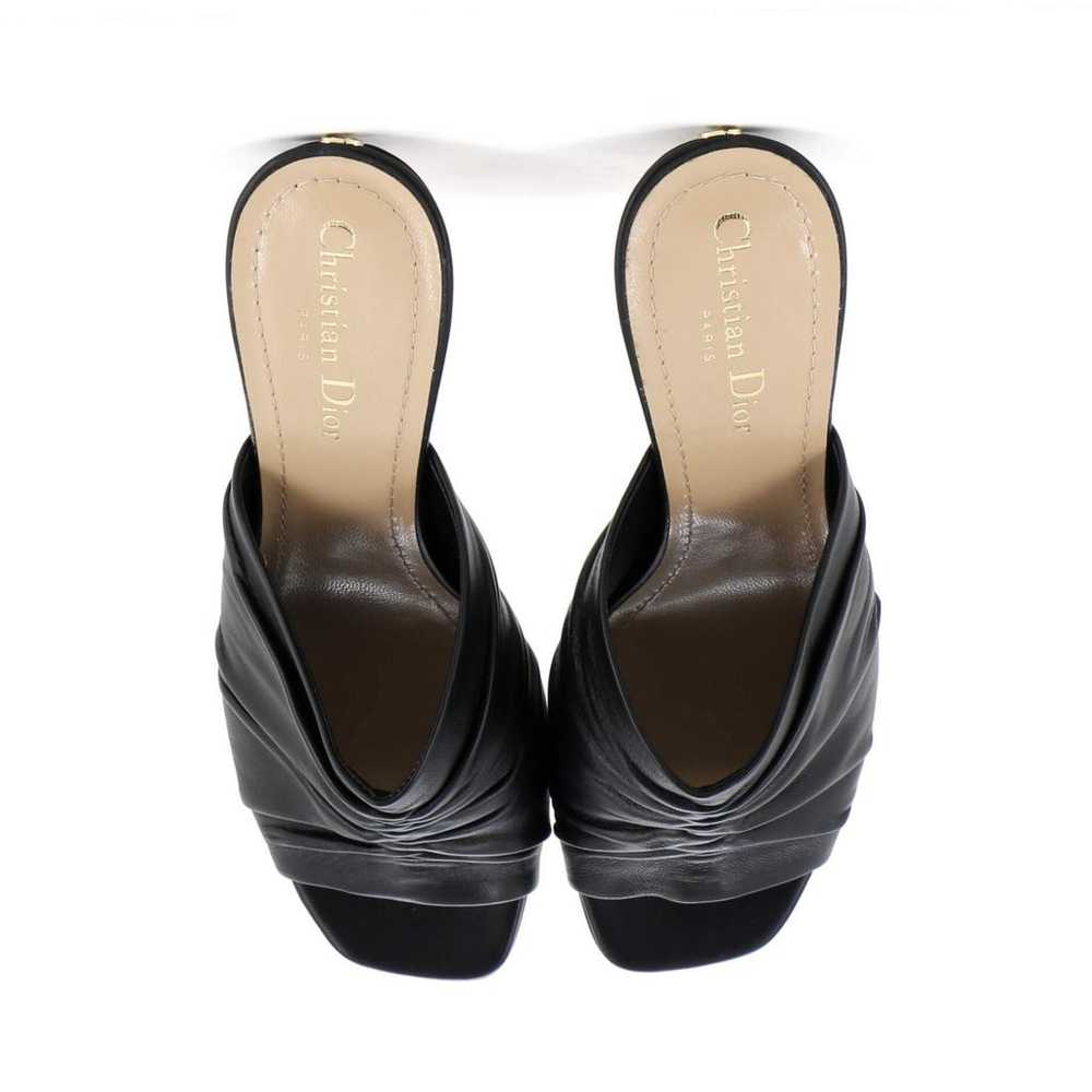 Christian Dior Leather mules - image 2