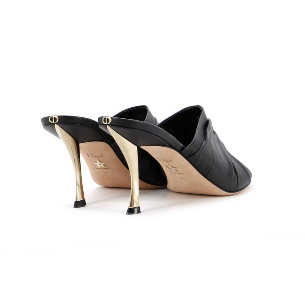 Christian Dior Leather mules - image 3