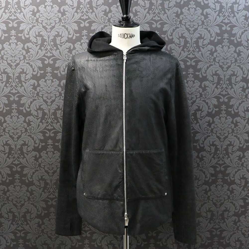 Chrome Hearts Chrome Hearts Leather Hooded Parka - image 1