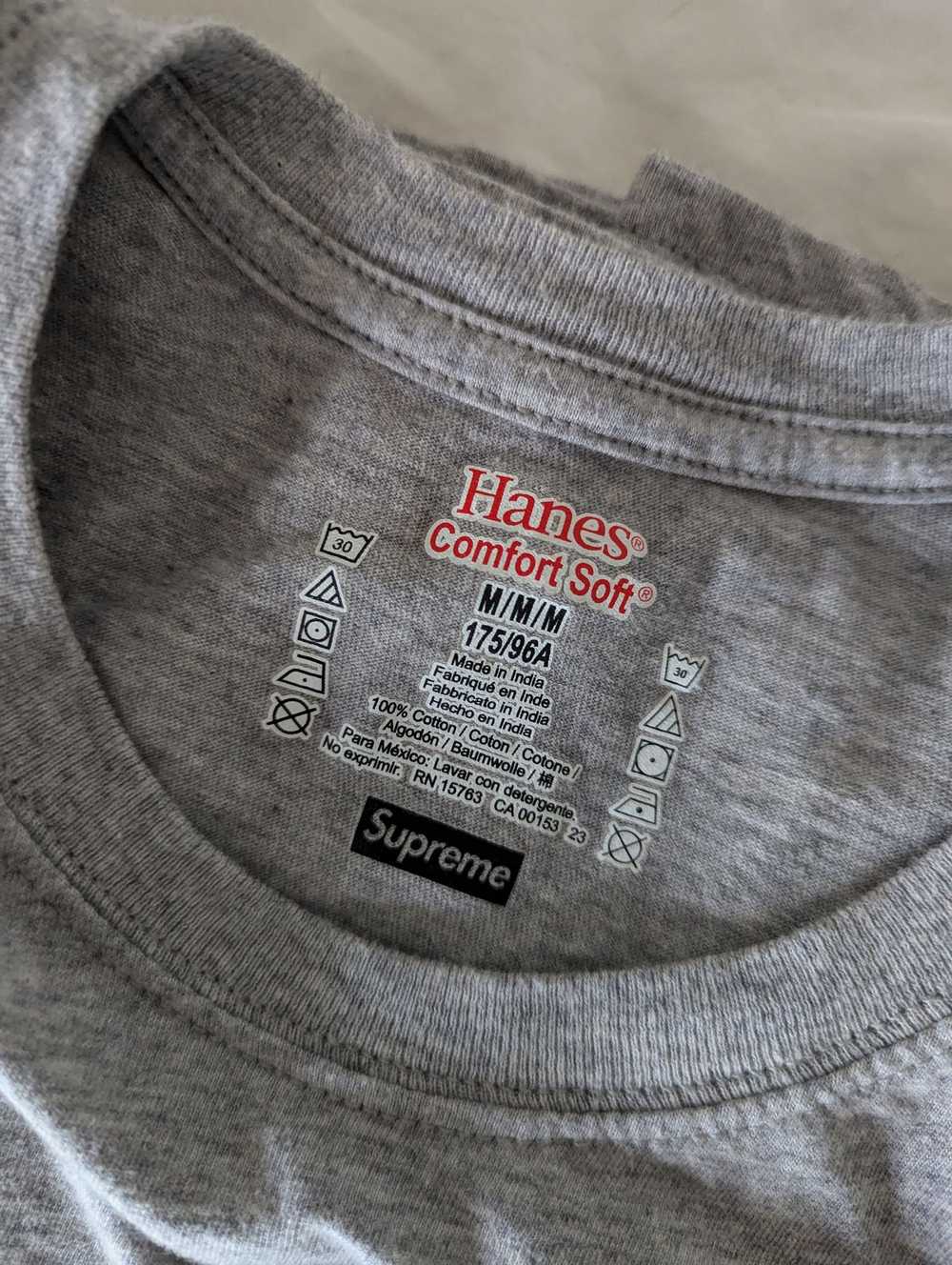 Supreme Supreme Hanes Tees Grey (2) M - image 2