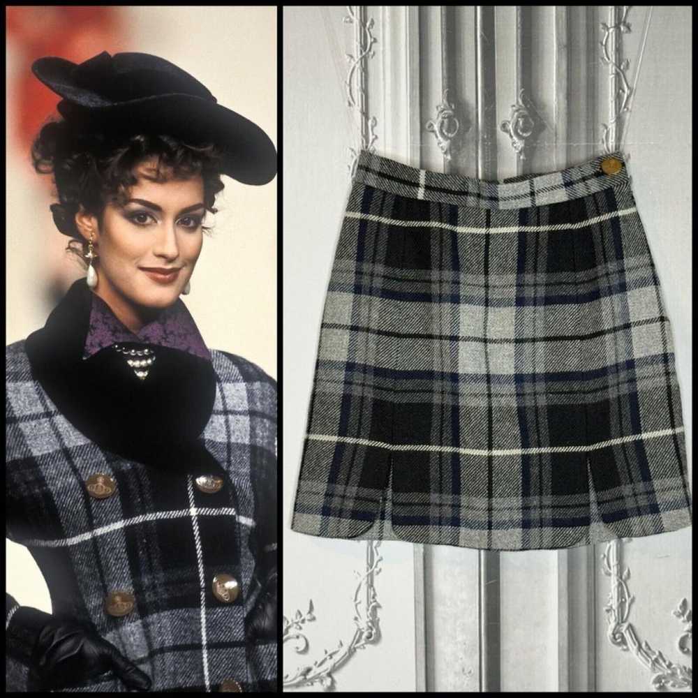 Vivienne Westwood Wool mini skirt - image 7