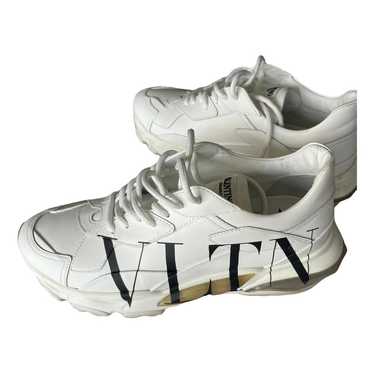 Valentino Garavani Bounce leather trainers - image 1