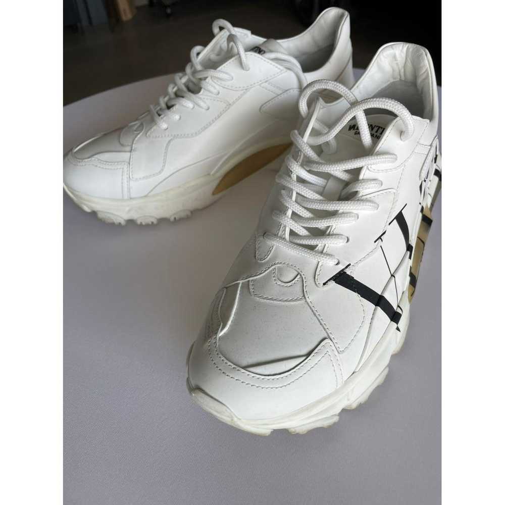 Valentino Garavani Bounce leather trainers - image 2