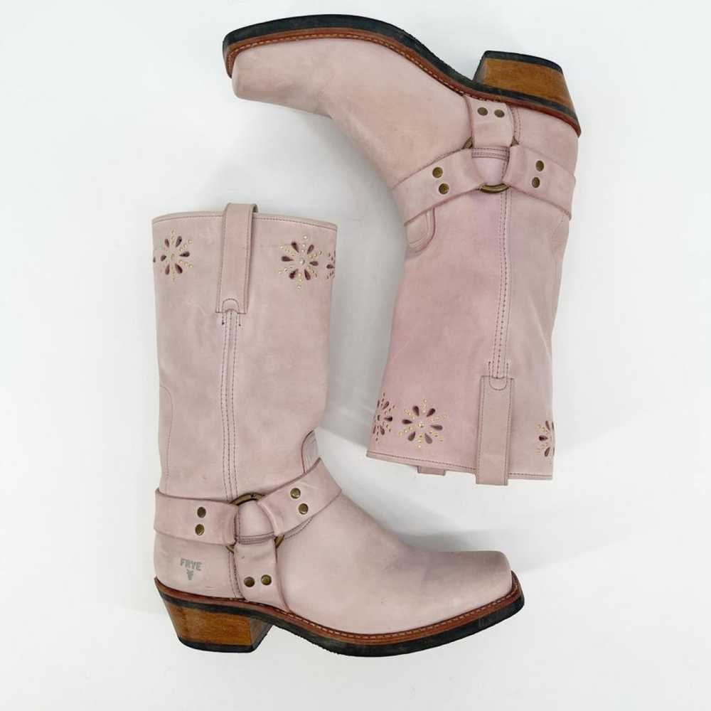 Frye Leather biker boots - image 5