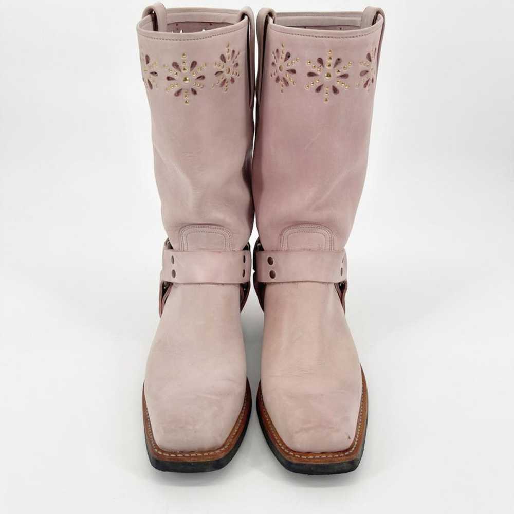 Frye Leather biker boots - image 7