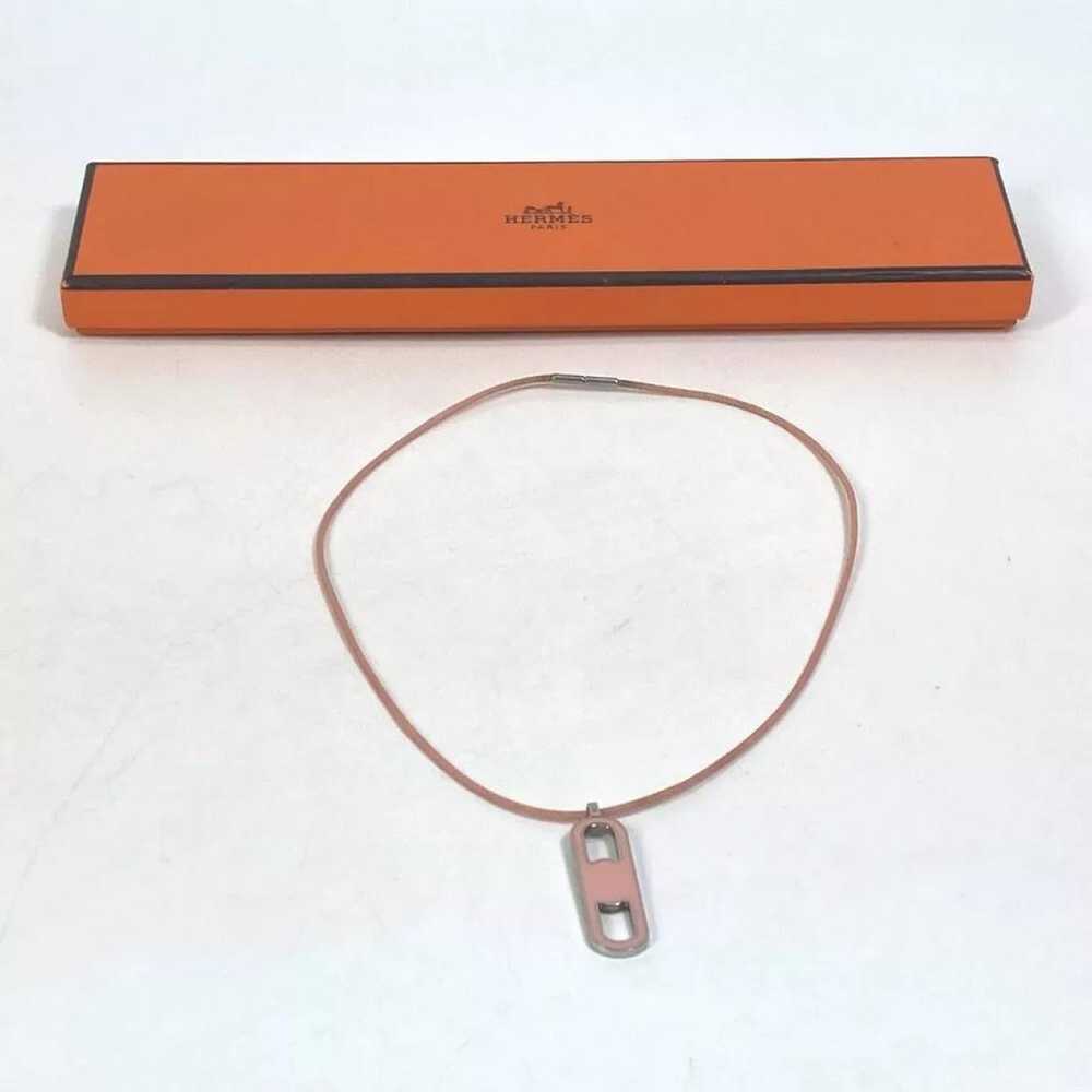 Hermès Silver necklace - image 5