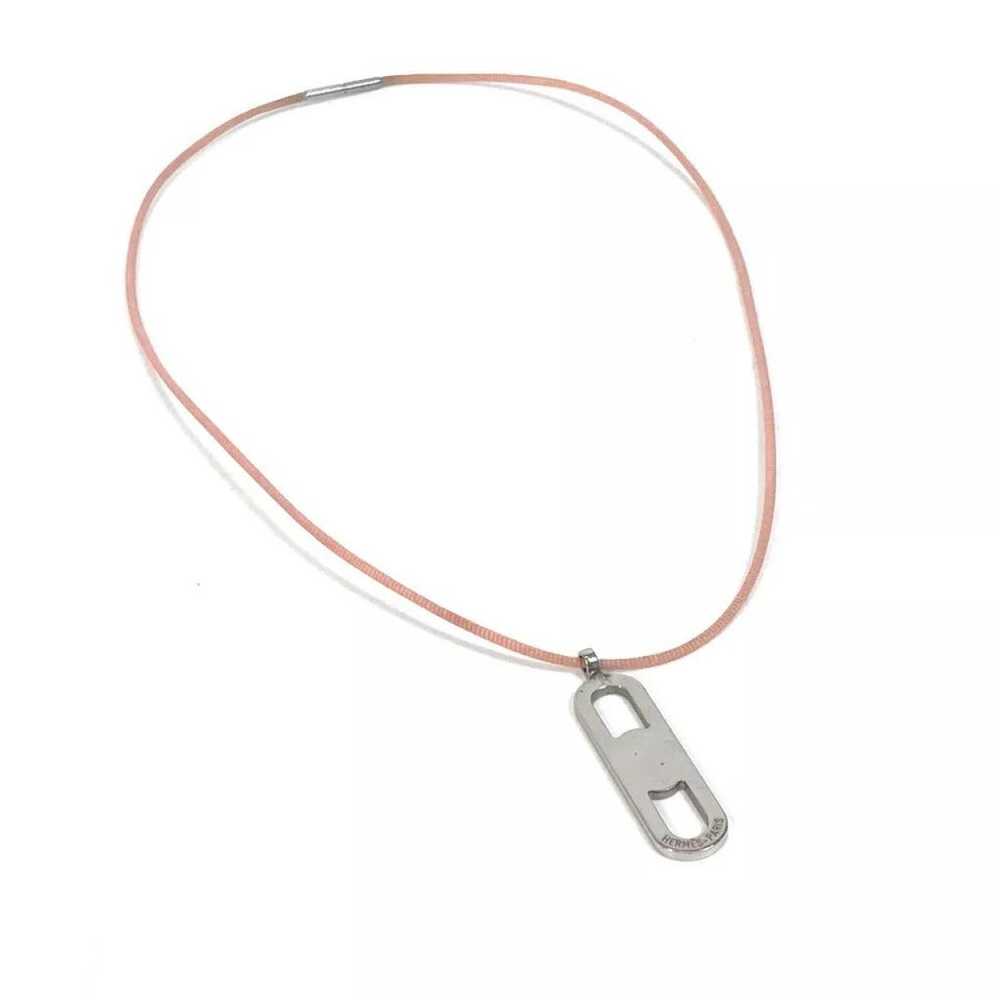 Hermès Silver necklace - image 9