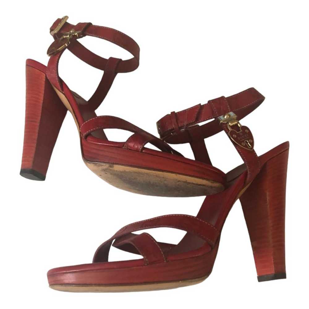 Gucci Leather sandal - image 4