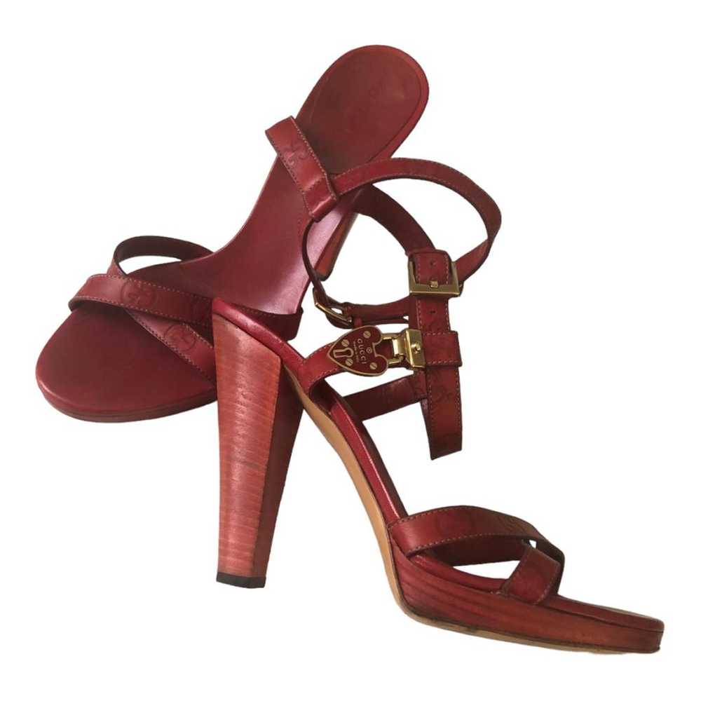 Gucci Leather sandal - image 5