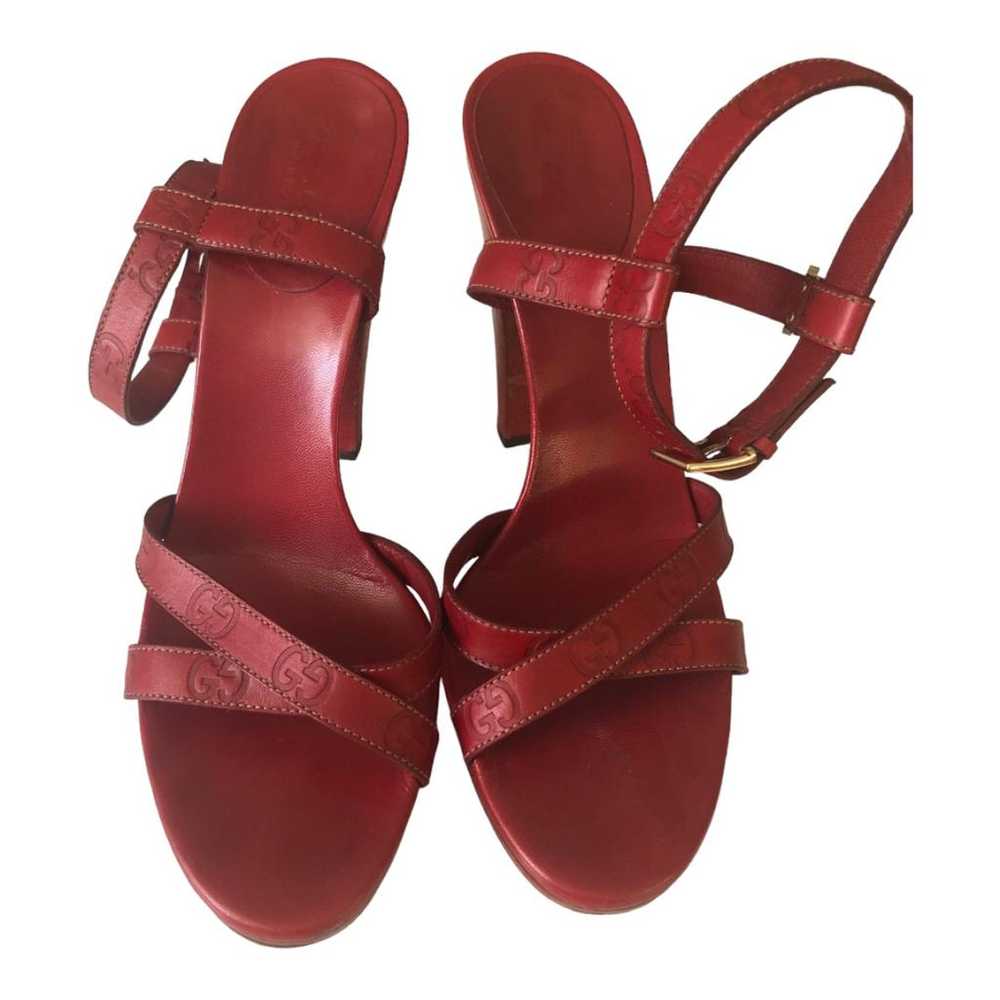 Gucci Leather sandal - image 6