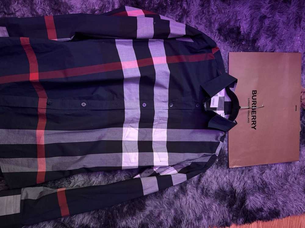 Burberry BURBERRY CHECK COTTON SHIRT - image 1