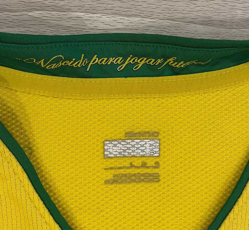 Nike × Soccer Jersey × Vintage Nike 2008/09 Brazi… - image 3