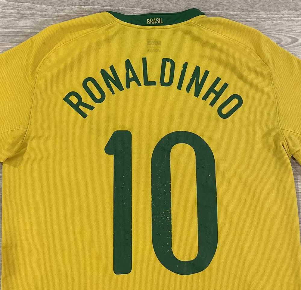 Nike × Soccer Jersey × Vintage Nike 2008/09 Brazi… - image 6