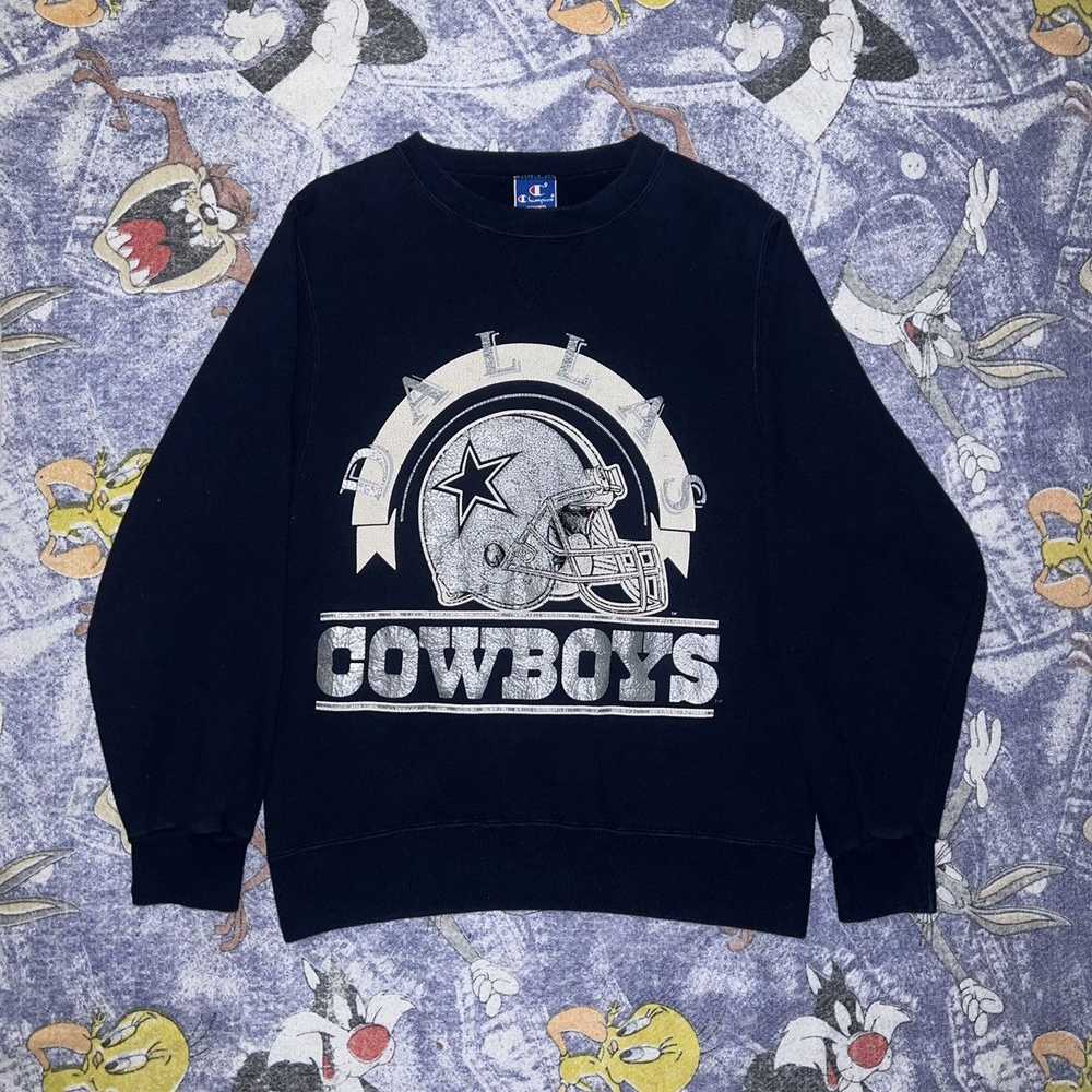 Champion × NFL × Vintage Dallas Cowboys Sweatshir… - image 1