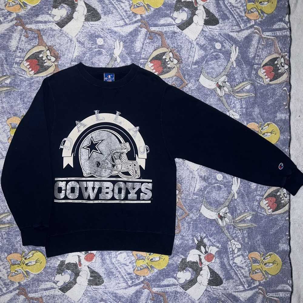 Champion × NFL × Vintage Dallas Cowboys Sweatshir… - image 2