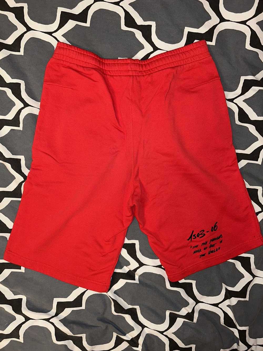 Off-White Off White Red Mona Lisa Shorts Size Lar… - image 3