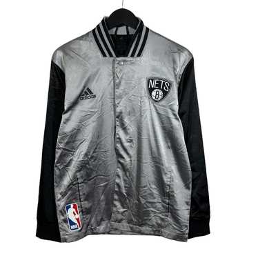 Adidas NBA Brooklyn Nets Lightweight Satin Jacket - image 1