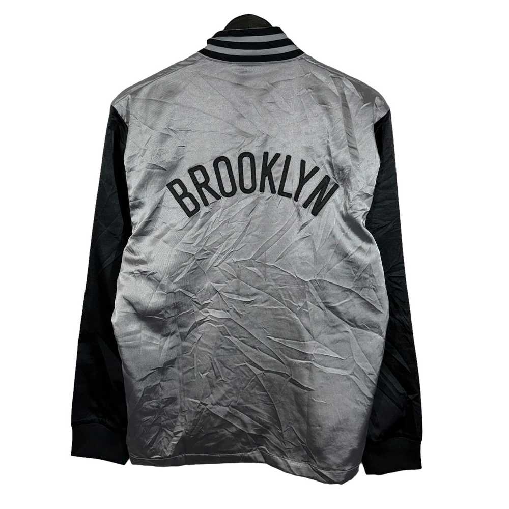 Adidas NBA Brooklyn Nets Lightweight Satin Jacket - image 5