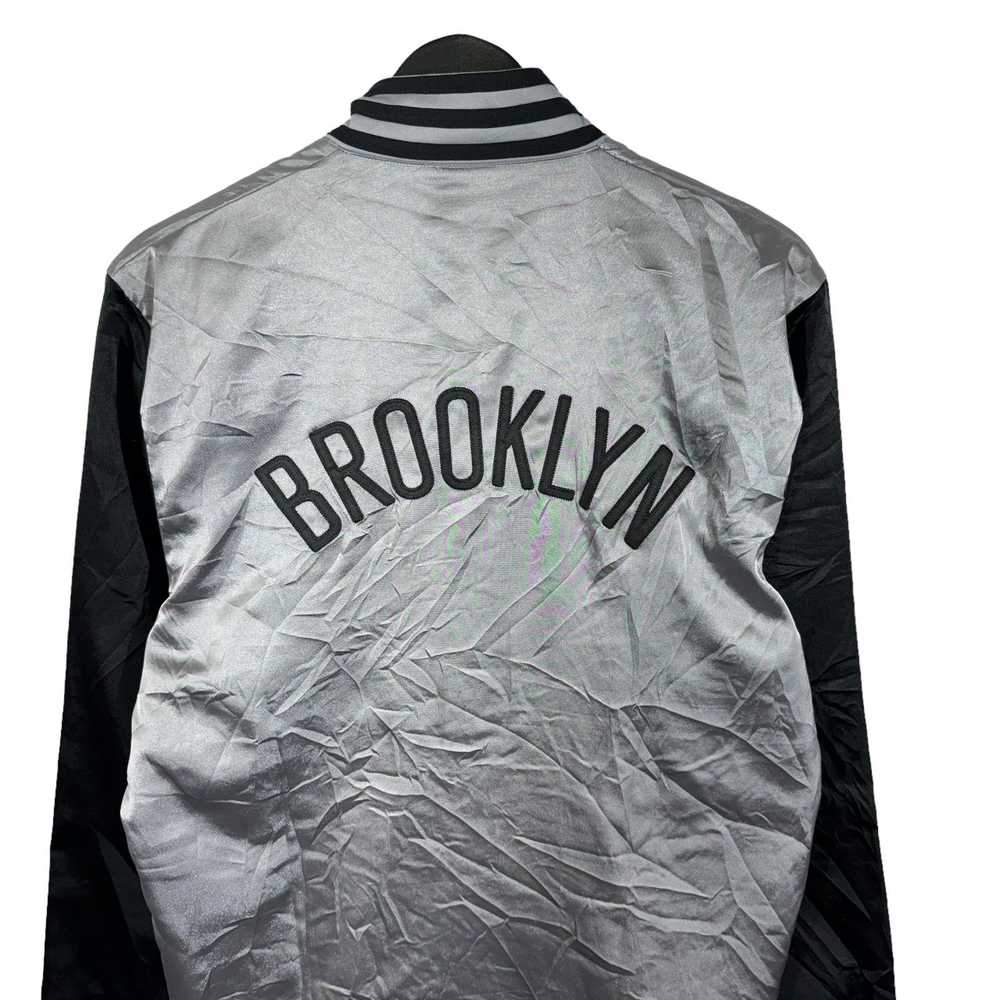 Adidas NBA Brooklyn Nets Lightweight Satin Jacket - image 6