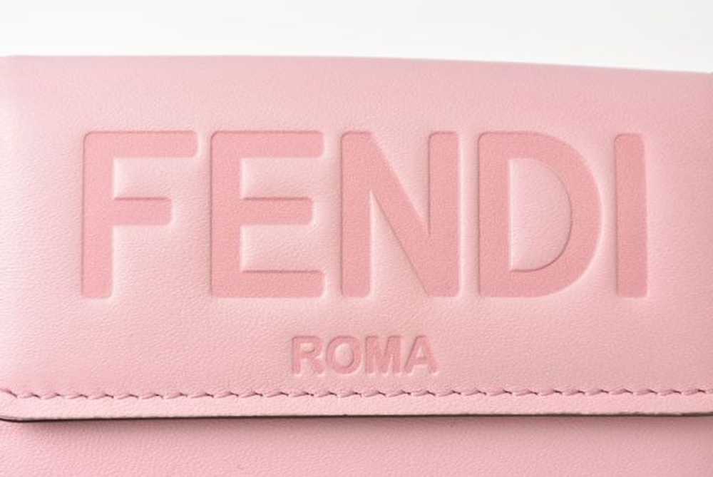 Fendi Fendi Fendi Soft Leather Mini Wallet 8M0395… - image 4