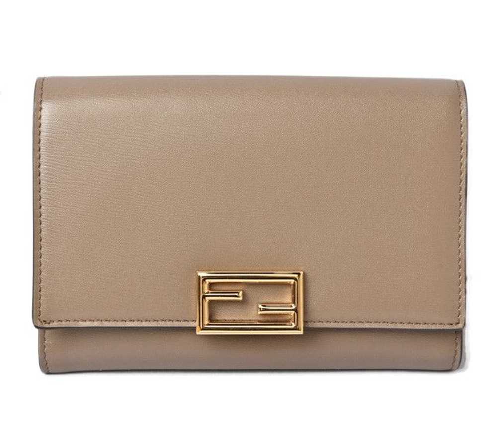 Fendi Fendi Fendi Leather Trifold Wallet Baguette… - image 1