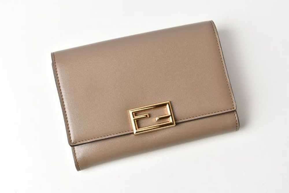 Fendi Fendi Fendi Leather Trifold Wallet Baguette… - image 2