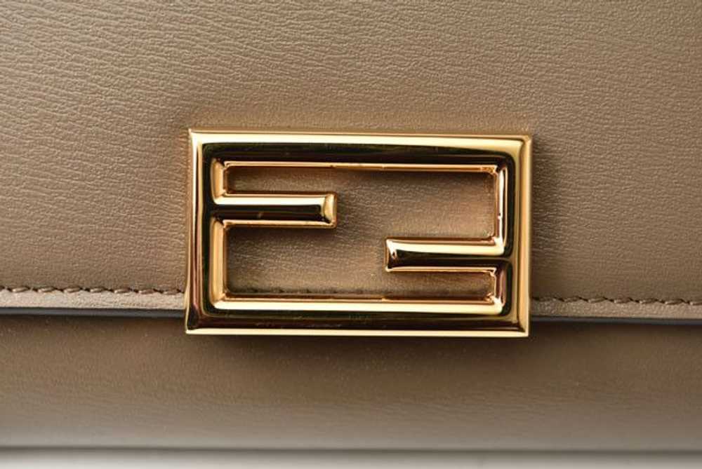 Fendi Fendi Fendi Leather Trifold Wallet Baguette… - image 4