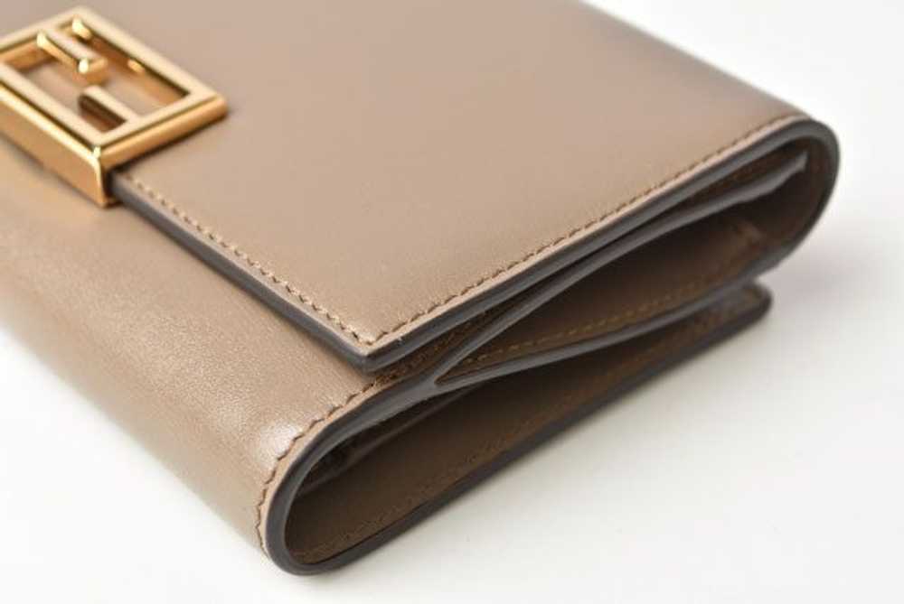 Fendi Fendi Fendi Leather Trifold Wallet Baguette… - image 5