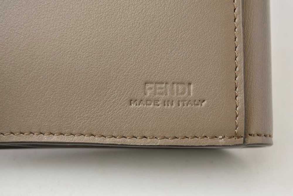 Fendi Fendi Fendi Leather Trifold Wallet Baguette… - image 9