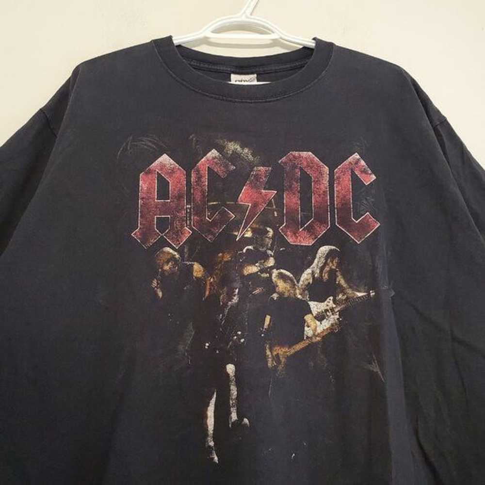 Band Tees × Rock T Shirt Y2k 2009 AC/DC Black Ice… - image 3