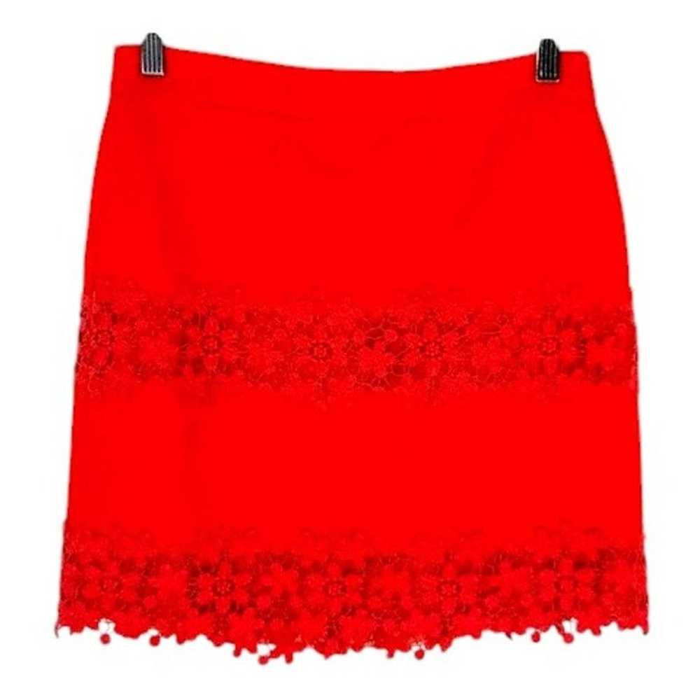 J.Crew J Crew Daisy Lace Coral Skirt - image 2