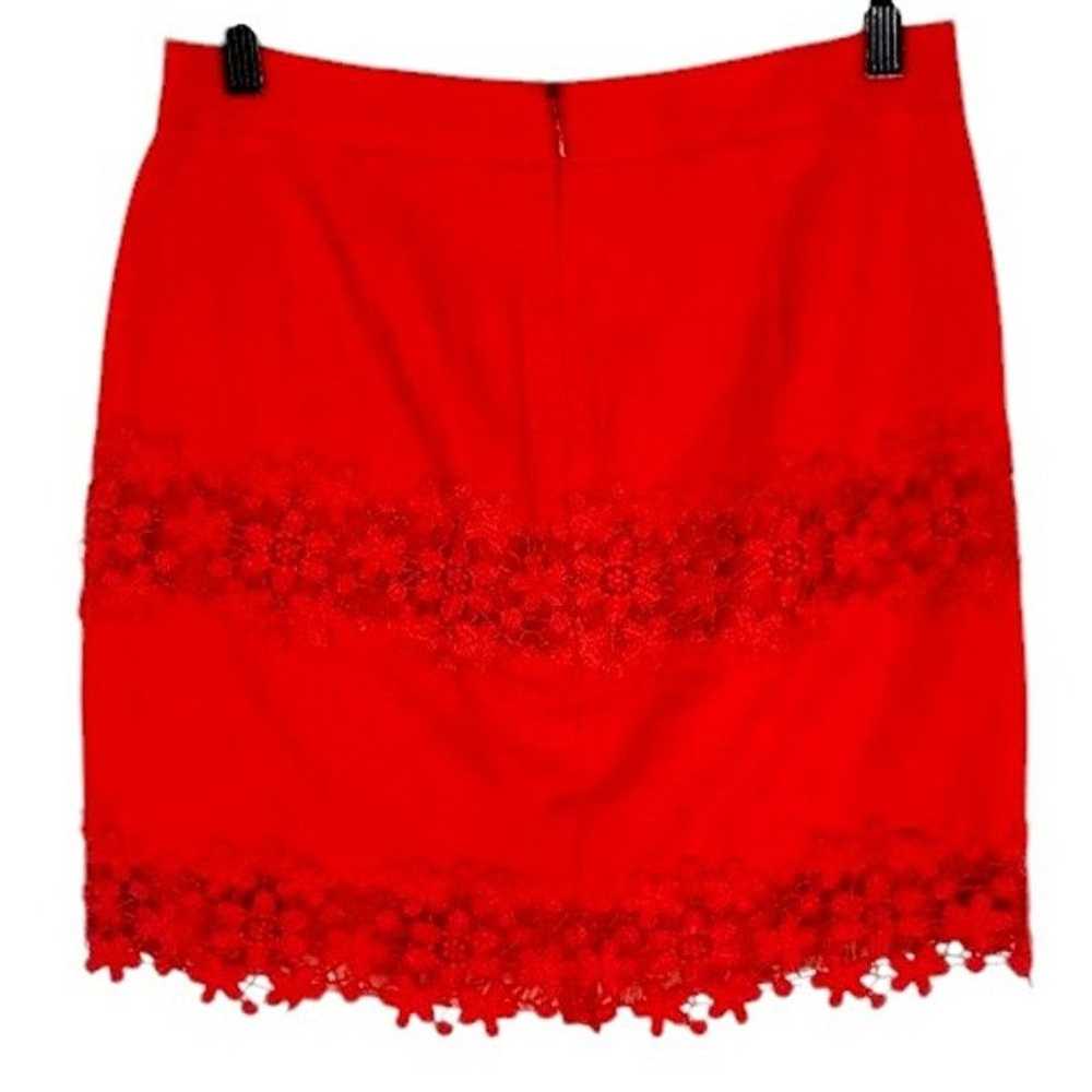 J.Crew J Crew Daisy Lace Coral Skirt - image 3