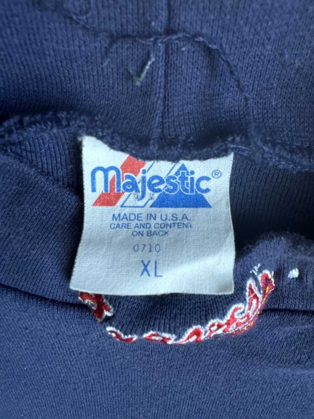 Majestic Vintage Atlanta Braves Mock Neck Shirt X… - image 3