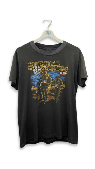 Designer 1987 U.S Army Special Forces Graphic T-S… - image 1