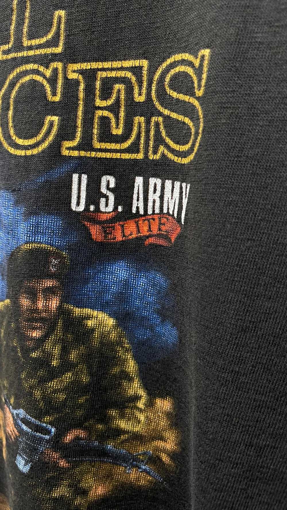 Designer 1987 U.S Army Special Forces Graphic T-S… - image 4