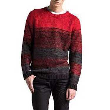 トップス Diesel archive grunge crush mohair knit KOMUNE | Grey Distressed Mohair Knit